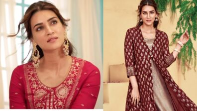 Kriti Sanon Is All Glam Up For Diwali Festival Slaying Rangriti Designed Outfits