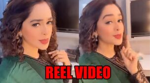 Kumkum Bhagya fame Mugdha Chaphekar mesmerizes fans in a green saree, shares amazing reel video
