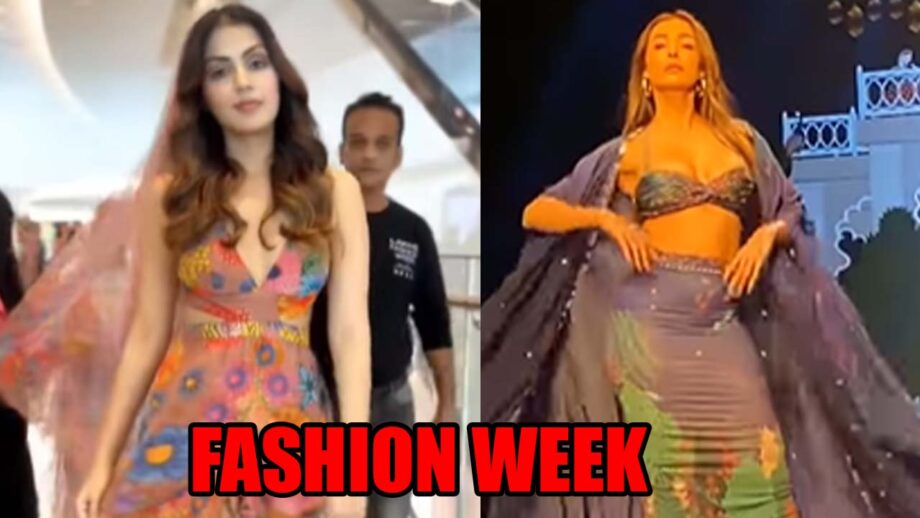 Malaika Arora or Rhea Chakraborty: Which Glam Outfit Would You Prefer From The Lakme Fashion Week 2022? 711845