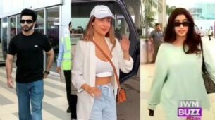 Malaika Arora, Dheeraj Dhoopar, And Janhvi Kapoor Get Papped At Airport Slaying The Comfy Outfit For Their Travel Style Look
