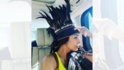 Malaika Arora Stuns Us With Her Feather Cap And Looks Hot