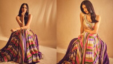 Malavika Mohanan Gives Us Major Diwali Goals Flaunting Her Multicoloured Lehenga