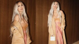 Megan Fox Appears At The Paris Fashion Week In A Blonde Avatar, See Pics