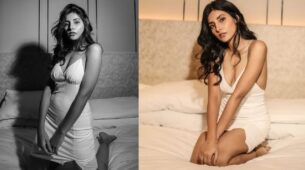 Mirzapur Actress Harshita Shekhar Gaur Goes Bold And Beautiful In White Hue Plunging Midi Dress