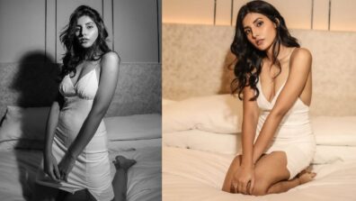 Mirzapur Actress Harshita Shekhar Gaur Goes Bold And Beautiful In White Hue Plunging Midi Dress