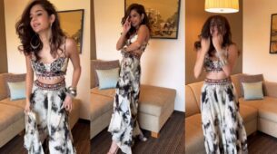 Mithila Palkar Grooves On The Trendy Song Looking Cute And Hot In Tie-Dye Outfit