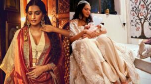 Mother-Son Duo: Sonam Kapoor Ahuja Celebrates First Diwali By Twinning With Son Vaayu