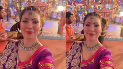 Watch: TMKOC diva Munmun Dutta gives sneak-peek into Navratri celebrations on set, see on-location footage