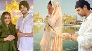 Neha Kakkar-Rohanpreet Singh and Neha Dhupia- Angad Bedi Visit Golden Temple Seeking Blessings Of Waheguru