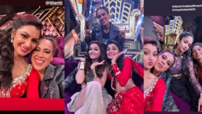 Jhalak Dikhhla Jaa: Nia Sharma, Sriti Jha, Rubina Dilaik and others go wild and crazy on set, see photodump