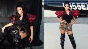 Nicki Minaj Poses For Dolce & Gabbana In A Stunning Black Ensemble, Take A Look