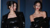 Nina Dobrev Glows In A Sequined Dress And Coat At Tag Heuer’s Paris Fashion Week Party, Take A Look