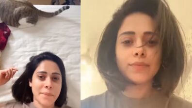 Nushrratt Bharuccha Has Fun With Her Cat Lola, Calls It Tom And Jerry Moment