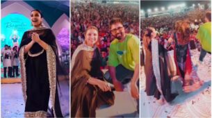 Parineeti Chopra Promotes Her Film Code Name Tiranga And Seeks Blessing Of Durga Maa At Durgotsav