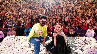 Parineeti Chopra and ‘Bijlee Bijlee’ singer Harrdy Sandhu get showered with love from fans, see epic moment