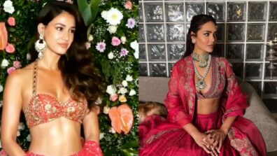 Pink Beauties: Disha Patani and Esha Gupta pick up on royal ensembles for Diwali