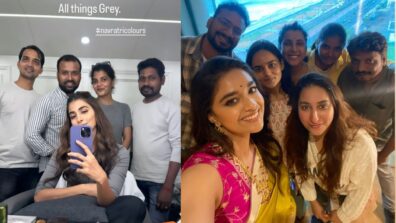 Pooja Hegde and Keerthy Suresh caught up candid with their teams, see pics