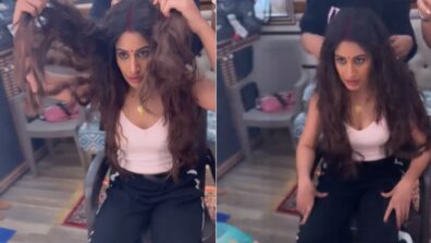 Watch: When Surbhi Chandna turned Monjulika like Vidya Balan to scare internet like crazy, see hilarious video