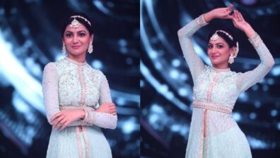 Jhalak Dikhhla Jaa: Sriti Jha flaunts Desi dance steps in gorgeous aqua blue slit dress, check out stunning jewellery collection