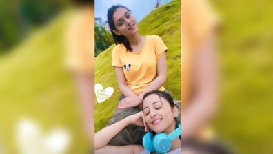 RadhaKrishn fame a is chilling with bestie amidst nature, calls it “my happy place”