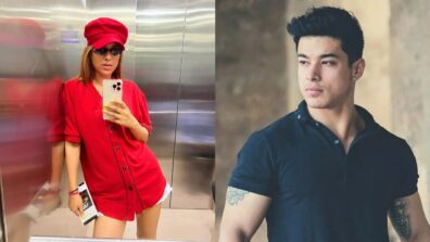 Swalala: Nia Sharma burns oomph quotient on internet in red casual shirt and no-pant look, ‘impressed’ Pratik Sehajpal leaves special comment