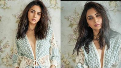 Rakul Preet Singh’s serene look in sheer plunging neckline dress will leave you enticed