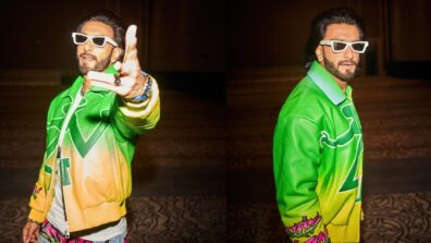 Ranveer Singh Dripping Too Hard In Bright Green and Neon Zipper and Pants