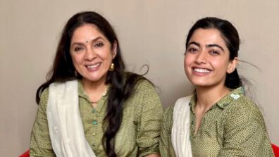 Rashmika Mandanna Twins With Her On-screen Mom Neena Gupta And Looks Lovely