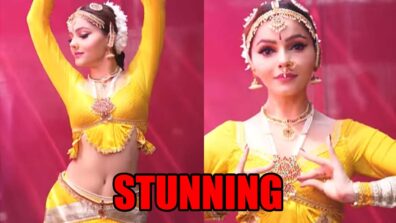 Rubina Dilaik takes over internet by storm in yellow outfit, fans sweat seeing sensuous curves