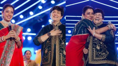 Rupali Ganguly Poses With Falguni Pathak And Makes Crowd Crazy With Her Famous Dialogue “Aapko Kya”