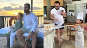 Saif , Taimur Holiday In the Maldives