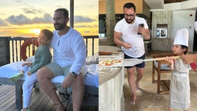 Saif , Taimur Holiday In the Maldives