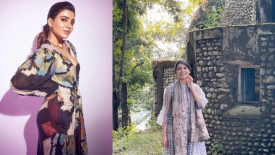 Samantha Ruth Prabhu Oozing Oomph In Chic Designed Indo-Western Dress