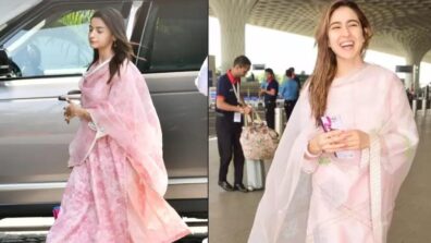 Sara Ali Khan and Alia Bhatt’s fashion square off: Whose baby pink floral outfit made you swoon?