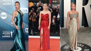 Scarlett Johansson Is A Sight To Behold In Metallic Outfits