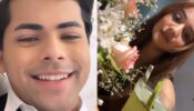 Selfie Game On Fire: Siddharth Nigam flaunts ‘clean shaven’ look with broad smile, Ashi Singh brings special flower bouquet