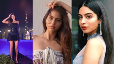 Shanaya Kapoor Looks Fiery Hot In Black Sequin Fringe Outfit, BFF Khushi Kapoor And Suhana Khan Comments