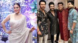 Kundali Bhagya: Shraddha Arya is a sight to behold in gorgeous silver shimmery see-through saree, Dheeraj Dhoopar says, “last night…”