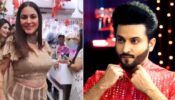 Kundali Bhagya Diwali Special Fashion: Shraddha Arya is stunning in shimmery blouse and lehenga, Dheeraj Dhoopar rocks red shimmery sherwani