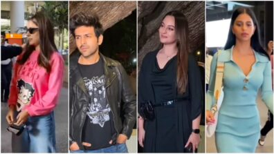 Shehnaaz Gill, Kartik Aaryan, Sonakshi Sinha, And Suhana Khan Get Papped Stealing Hearts For Their Kind Gestures