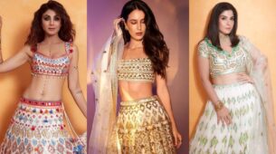 Shilpa Shetty, Maheep Kapoor, And Isabelle Kaif Raising The Temperature In Designer Lehengas