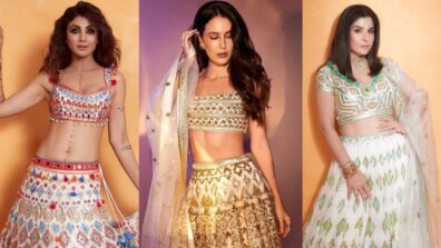 Shilpa Shetty, Maheep Kapoor, And Isabelle Kaif Raising The Temperature In Designer Lehengas