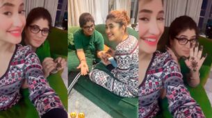 Shivangi Joshi celebrates Karwa Chauth with mom, see viral video