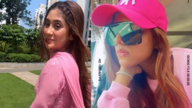 Shivangi Joshi and Nia Sharma prompts with poise in pink adorns, see pics