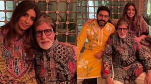 Shweta Bachchan Shares A Photo Twinning With Amitabh Bachchan On His Birthday