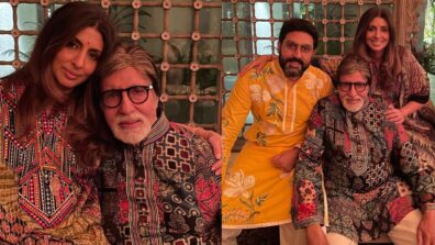 Shweta Bachchan Shares A Photo Twinning With Amitabh Bachchan On His Birthday