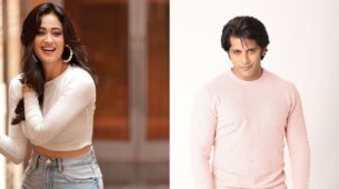 Shweta Tiwari celebrates her curves in white crop top and denim jeans, Karanvir Bohra says ‘seen my momma?’
