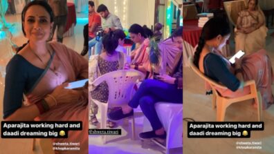 Main Hoon Aparajita On-location Video: Shweta Tiwari candid moment gets fans excited, check out what