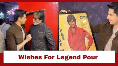 Sidharth Malhotra Shares His Fanboy Moment with Amitabh Bachchan; Wishes The Legend On His 80th Birthday