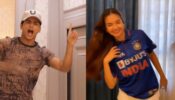 T20 World Cup: TV actors Siddharth Nigam and Anushka Sen cheer for Team India, watch videos